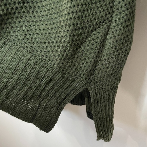 Sanctuary Dark Green Turtleneck Knit Women's Sweater - Picture 3 of 5